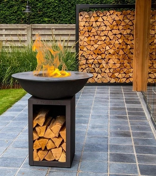 TIGER FIRE plancha BBQ op hout – robuust, stijlvol en puur genieten.